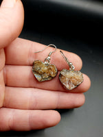 Druzy Heart Earrings