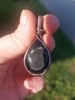 Druzy Black Pendant