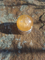 Orange Calcite Extra Small Sphere