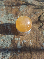 Orange Calcite Extra Small Sphere