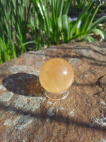 Honey Calcite Small Sphere