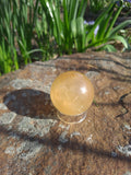 Honey Calcite Small Sphere