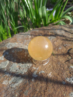 Honey Calcite Small Sphere