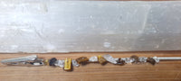 Tiger Eye & Quartz Crystal Clip