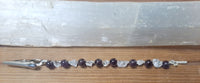 Amethyst Spheres & Quartz Clip