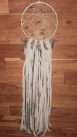 Black & White Flowers Dream Catcher