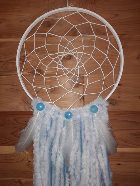 Beaded Blue Dream Catcher