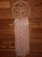 Pink Roses Dream Catcher