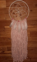 Pink Roses Dream Catcher