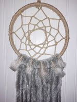 Grey Sky Hemp Dream Catcher