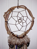 Tiger Eye Hemp Dream Catcher