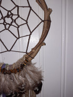 Tiger Eye Hemp Dream Catcher