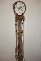 Tiger Eye Hemp Dream Catcher