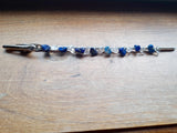 Sodalite & Quartz Clip
