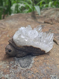 Quartz and Natural Mineral Turtle Carving