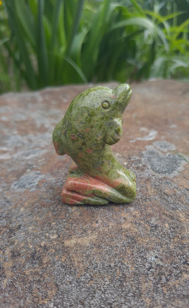 Unakite Dolphin Carving