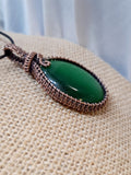 Green Cat Eye Quartz Pendant