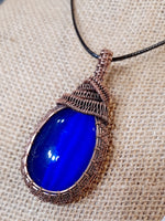 Blue Cat Eye Quartz Pendant