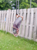 Fluorite Moon Pendant