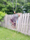 Fluorite Moon Pendant