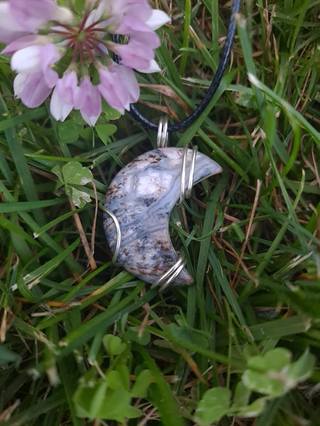 Blue Lace Agate Pendant