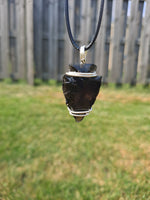 Black Onyx Arrow Head Pendant