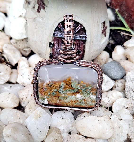 Moss Agate Pendant