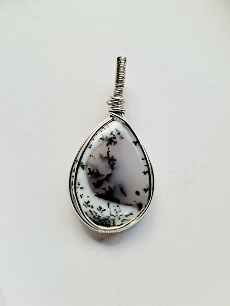 Dendritic Agate Pendant