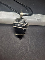 Black Onyx Arrowhead Pendant