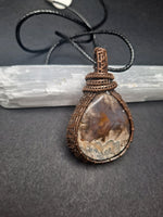 Plum Agate Pendant