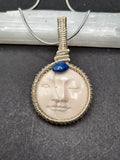 Phases of Moon Faces Pendant