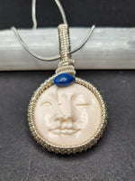 Phases of Moon Faces Pendant