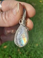 Rainbow Moonstone Pendant