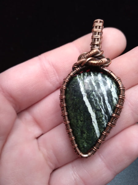 Green Swiss Opal Pendant