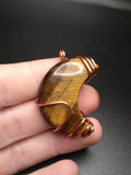 Tiger Eye Moon Pendant