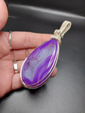 Druzy Agate Statement Pendant