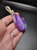 Druzy Agate Statement Pendant