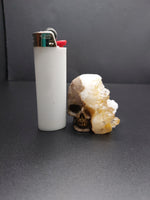 Yellow Quartz Skull