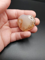 Flower Agate Heart