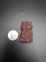 Strawberry Quartz Owl