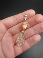 Sunstone Quartz Necklace