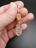 Sunstone Quartz Necklace