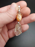 Sunstone Quartz Necklace