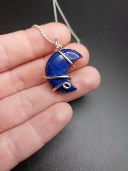 Mini Lapis Lazuli  Moon