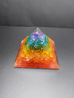 Chakra Stone Orgonite Pyramid