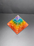 Chakra Stone Orgonite Pyramid