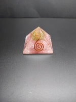 Rose Quartz Orgonite Pyrmaid