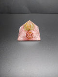 Rose Quartz Orgonite Pyrmaid