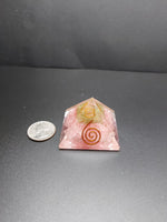 Rose Quartz Orgonite Pyrmaid