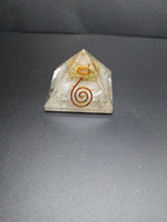 Selenite Orgonite Pyramid